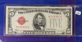 2 NOTES: 1928-E $5 US Notes