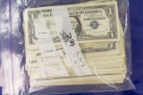 100 NOTES: 1957-57B $1 Silver Certificates