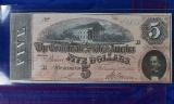 Confederate States 1864 $5
