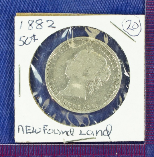 1882-H Newfoundland 50 Cents