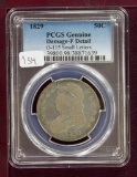 1829 Capped Bust Half Dollar O-115 Sm Letters PCGS Fine Details