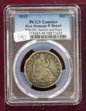 1853 Seated Liberty Half Dollar PCGS Fine Details