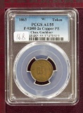 1863 Civil War Token F-920H-2a PCGS AU55