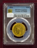 1913 1o Dollar Indian Eagle GOLD PCGS AU Details