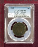 1812 Classic Head Large Cent S-288 Large Date PCGS VG Details