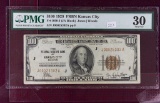 1929 $100 FRBN Kansas City PMG VF30 KEY