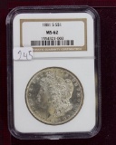 1881-S Morgan Dollar NGC MS 62