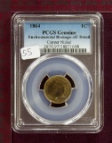 1864 Indian Cent PCGS AU Details