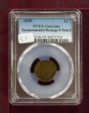 1869 Indian Cent PCGS Fine Details KEY