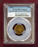 1878 Indian Cent PCGS Uncirculated Details