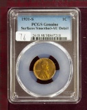 1931-S Lincoln Cent PCGS AU Details KEY