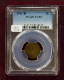 1911-D Lincoln Cent PCGS AU 55