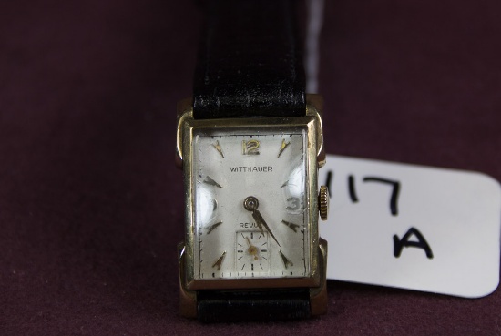 Wittnauer Swiss 17jw "Revue" Art Deco Wristwatch