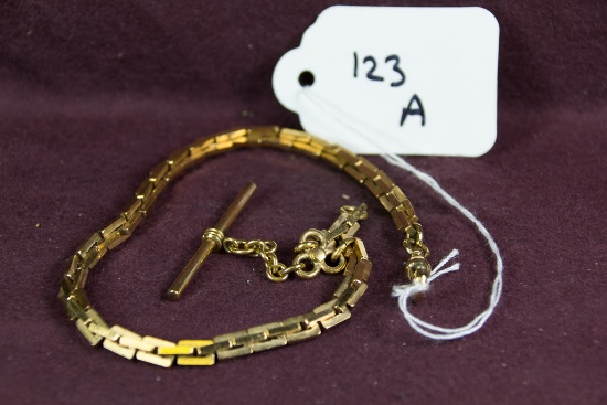 Winard 1/20 12K YGF HEAVY Railroad watch chain 11 1/2"