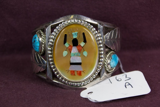 Native American Heavy Cuff Bracelet