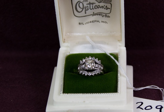 Diamond and 14K Gold Cocktail Ring