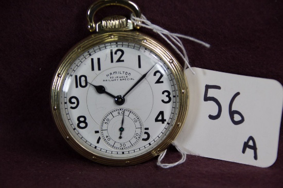 Hamilton 950B 16sz 23jw RAILROAD with signed dial