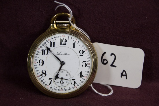 Hamilton 992 16sz 21jw RAILROAD. Bar Over Crown