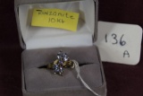 10KT Gold and Tanzenite ring