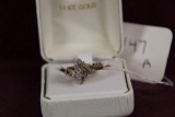 10K Gold and Diamond ring