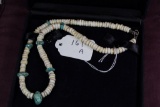 Wonderful Native American style necklace on Sterling