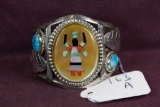 Native American Heavy Cuff Bracelet