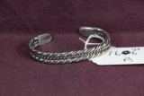 Sterling wire worked bracelet