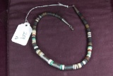 Graduated Sterling and bead necklace
