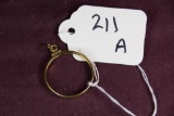 14K Solid Gold Bezel for $10 Gold Piece