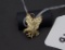 14k Gold Eagle Pendant