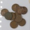 LOT of 12: Early Lincoln Cents