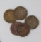 LOT of 5: Nice Indian Cents 1894,97,99, 1902, 03