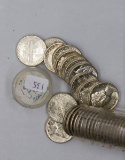 ROLL (50 Coins) 1941 Mercury Dimes