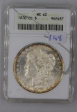 1878-CC Morgan Dollar ANACS MS 62 KEY
