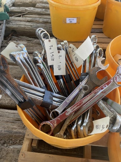 Large Assortment of Open End Wrenches