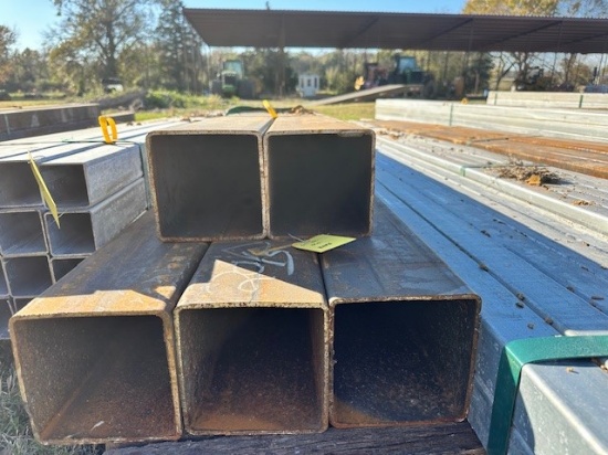 6" SQUARE TUBING 3/16" Thick