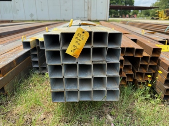 2 1/4IN GAL SQ Tubing 12GA