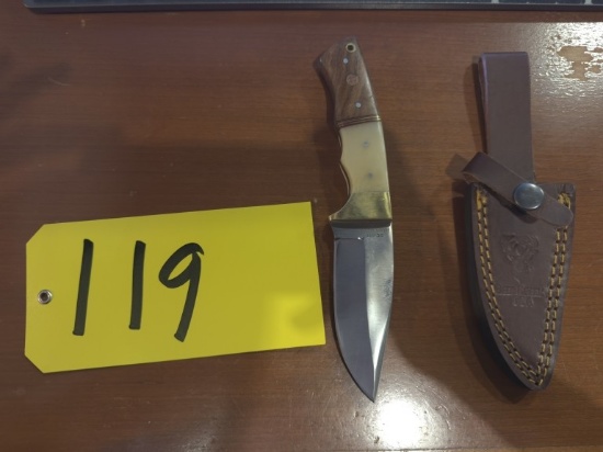 Fixed Blade Knife & Sheath