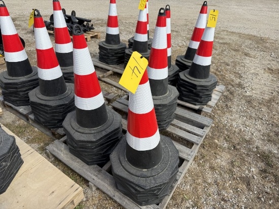 25 TRAFFIC CONES
