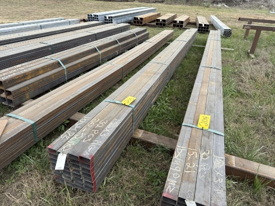 MIXED LENGTH HOT ROLLED 14GA 1.5X3X.083.035 REC TB
