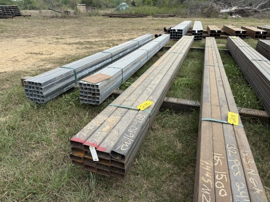 24FT HOT ROLLED 11GA 2X4X.120 REC TUBING 16PCS
