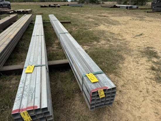 20FT 2X2 12GA SQAURE TUBING GALVANIZED 25PCS