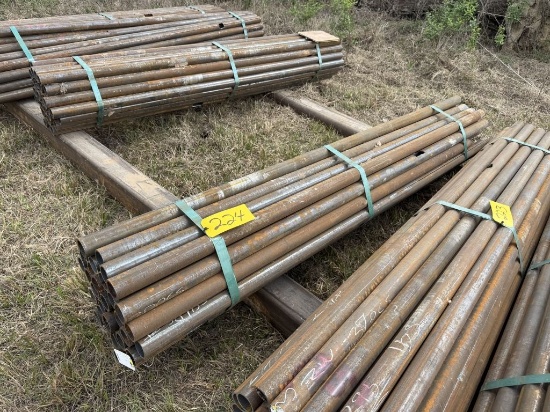 6.5FT HOT ROLLED 2.375IN .19GA .190 PIPE 37PCS