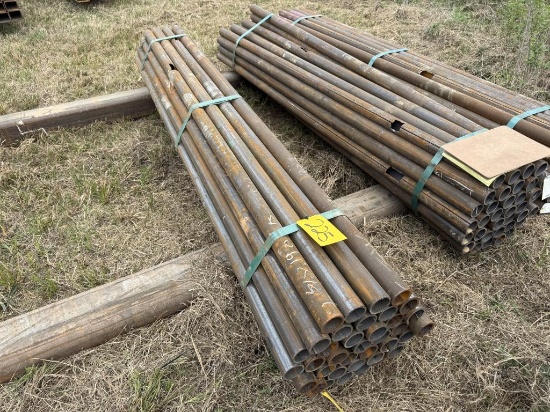 8FT HOT ROLLED 2.375IN .19GA .190 PIPE 37PCS