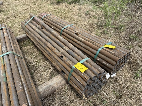 8FT HOT ROLLED 2.375IN .19GA .190 PIPE 37PCS