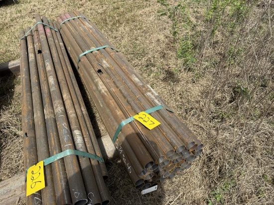 8FT HOT ROLLED 2.375IN .19GA .190 PIPE 37PCS