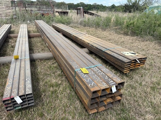 24FT HOT ROLLED 3/16GA 3.5X4.5X.188 REC TUB 16PCS