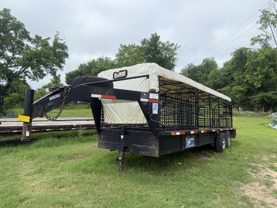 2003 24ft Gooseneck Cattle Trailer