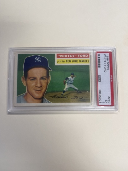 1956 Topps #240 Whitey Ford PSA Rated 5