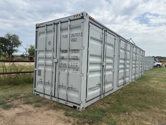 2026 40ft High Cube Container w/ Side Doors